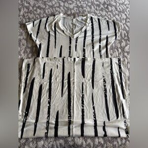 double slit maxi dress